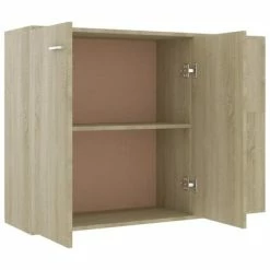 Budget ๐ VidaXL Sideboard Sonoma Oak 41.3"x11.8"x29.5" Engineered Wood โญ 10 Budget ๐ VidaXL Sideboard Sonoma Oak 41.3"x11.8"x29.5" Engineered Wood โญ -Cabinets & Storage Sales image 5 800696