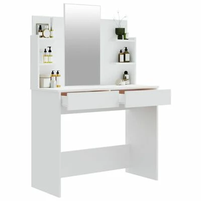 Coupon 𧨠VidaXL π Dressing Table with Mirror White 37.8"x15.7"x55.9" π 5 Coupon 𧨠VidaXL π Dressing Table with Mirror White 37.8"x15.7"x55.9" π - Image 5