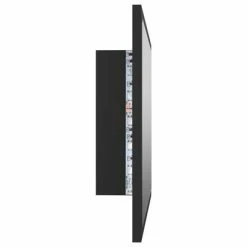 Best Sale 👍 VidaXL LED Bathroom Mirror Gray 23.6"x3.3"x14.6" Engineered Wood 🔥 -Cabinets & Storage Sales image 5 804918