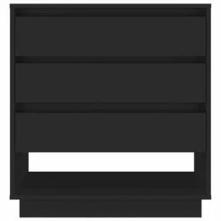 Outlet 😍 VidaXL Sideboard Black 27.6"x16.1"x29.5" Engineered Wood 🤩 -Cabinets & Storage Sales image 5 809549