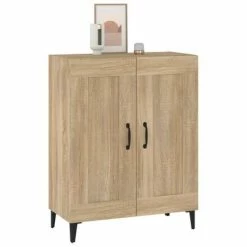 Wholesale 😀 VidaXL Sideboard Sonoma Oak 27.4"x13.4"x35.4" Engineered Wood 😀 -Cabinets & Storage Sales image 5 812144