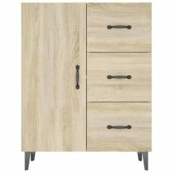 Cheap 🛒 VidaXL Sideboard Sonoma Oak 27.4"x13.4"x35.4" Engineered Wood 🥰 -Cabinets & Storage Sales image 5 812180