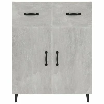 Wholesale β€οΈ VidaXL Sideboard Concrete Gray 27.4"x13.4"x35.4" Engineered Wood π 5 Wholesale β€οΈ VidaXL Sideboard Concrete Gray 27.4"x13.4"x35.4" Engineered Wood π - Image 5