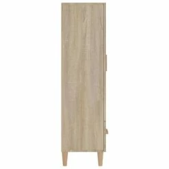 Cheapest 💯 VidaXL Highboard Sonoma Oak 27.6"x12.2"x45.3" Engineered Wood 🤩 -Cabinets & Storage Sales image 5 812531