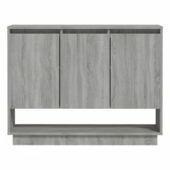 Best Pirce 🎉 VidaXL Sideboard Gray Sonoma 38.2"x12.2"x29.5" Engineered Wood 😉 -Cabinets & Storage Sales image 5 812988