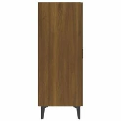Outlet ⌛ VidaXL Sideboard Brown Oak 27.6"x13.4"x35.4" Engineered Wood 🎉 -Cabinets & Storage Sales image 5 817332