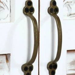 Buy ⭐ VidaXL Carved Sideboard White 23.6"x11.8"x35" Solid Mango Wood 😍 -Cabinets & Storage Sales image 6 247710