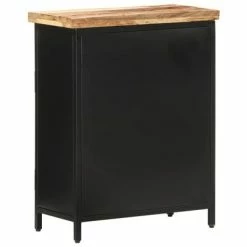 Wholesale ⌛ VidaXL Sideboard 23.6"x11.8"x29.9" Rough Mango Wood 👍 -Cabinets & Storage Sales image 6 320663