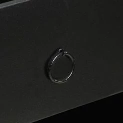 Promo 💯 VidaXL Sideboard Black 23.6"x11.8"x47.2" Solid Acacia and Mango Wood 🤩 -Cabinets & Storage Sales image 6 321613