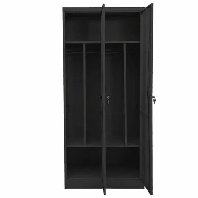 Cheap ๐ VidaXL Wardrobe Anthracite 31.5"x19.7"x70.9" Steel โค๏ธ 6 Cheap ๐ VidaXL Wardrobe Anthracite 31.5"x19.7"x70.9" Steel โค๏ธ - Image 6