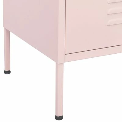 Discount π VidaXL Storage Cabinet Pink 31.5"x13.8"x40" Steel π 6 Discount π VidaXL Storage Cabinet Pink 31.5"x13.8"x40" Steel π - Image 6
