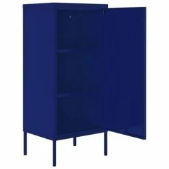 Promo 🎉 VidaXL Storage Cabinet Navy Blue 16.7"x13.8"x40" Steel 🛒 -Cabinets & Storage Sales image 6 336190