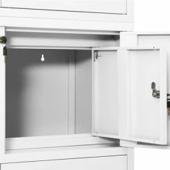 Coupon ๐ VidaXL Office Cabinet White 35.4"x15.7"x70.9" Steel ๐งจ 11 Coupon ๐ VidaXL Office Cabinet White 35.4"x15.7"x70.9" Steel ๐งจ -Cabinets & Storage Sales image 6 336413
