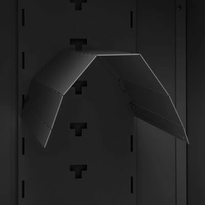 Flash Sale 😍 VidaXL Saddle Cabinet Anthracite 20.9"x20.9"x55.1" Steel 👍 6 Flash Sale 😍 VidaXL Saddle Cabinet Anthracite 20.9"x20.9"x55.1" Steel 👍 - Image 6