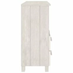 Wholesale 🌟 VidaXL Sideboard White 33.5"x13.8"x31.5" Solid Wood Pine ❤️ -Cabinets & Storage Sales image 6 340497