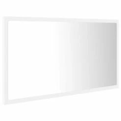 New 🔔 VidaXL LED Bathroom Mirror White 31.5"x3.3"x14.6" Engineered Wood 🔥 -Cabinets & Storage Sales image 6 804924