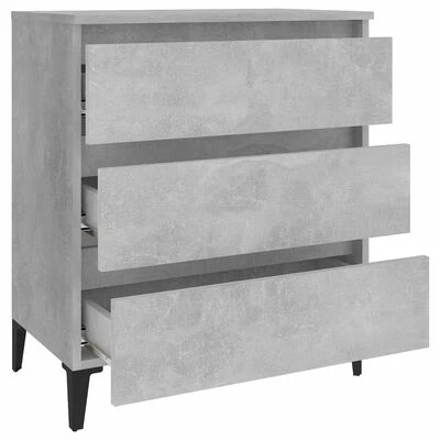 Best Sale ๐ VidaXL Sideboard Concrete Gray 23.6"x13.8"x27.2" Engineered Wood ๐ฅ 6 Best Sale ๐ VidaXL Sideboard Concrete Gray 23.6"x13.8"x27.2" Engineered Wood ๐ฅ - Image 6