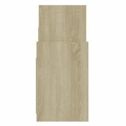 Deals 😍 VidaXL Side Cabinet Sonoma Oak 23.6"x10.2"x23.6" Engineered Wood ❤️ -Cabinets & Storage Sales image 6 806286