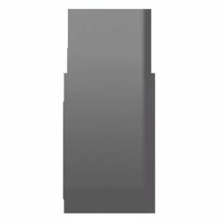 Buy 👏 VidaXL Side Cabinet High Gloss Gray 23.6"x10.2"x23.6" Engineered Wood 😉 -Cabinets & Storage Sales image 6 806291
