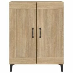Wholesale 😀 VidaXL Sideboard Sonoma Oak 27.4"x13.4"x35.4" Engineered Wood 😀 -Cabinets & Storage Sales image 6 812144