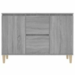 Wholesale 🤩 VidaXL Sideboard Gray Sonoma 40.7"x13.8"x27.6" Engineered Wood 🎁 -Cabinets & Storage Sales image 6 815163