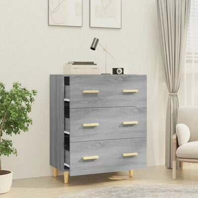 Buy โ VidaXL Sideboard Gray Sonoma 27.6"x13.4"x35.4" Engineered Wood ๐ 6 Buy โ VidaXL Sideboard Gray Sonoma 27.6"x13.4"x35.4" Engineered Wood ๐ - Image 6